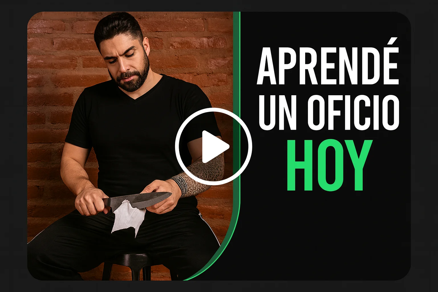 Aprendé a afilar cuchillos